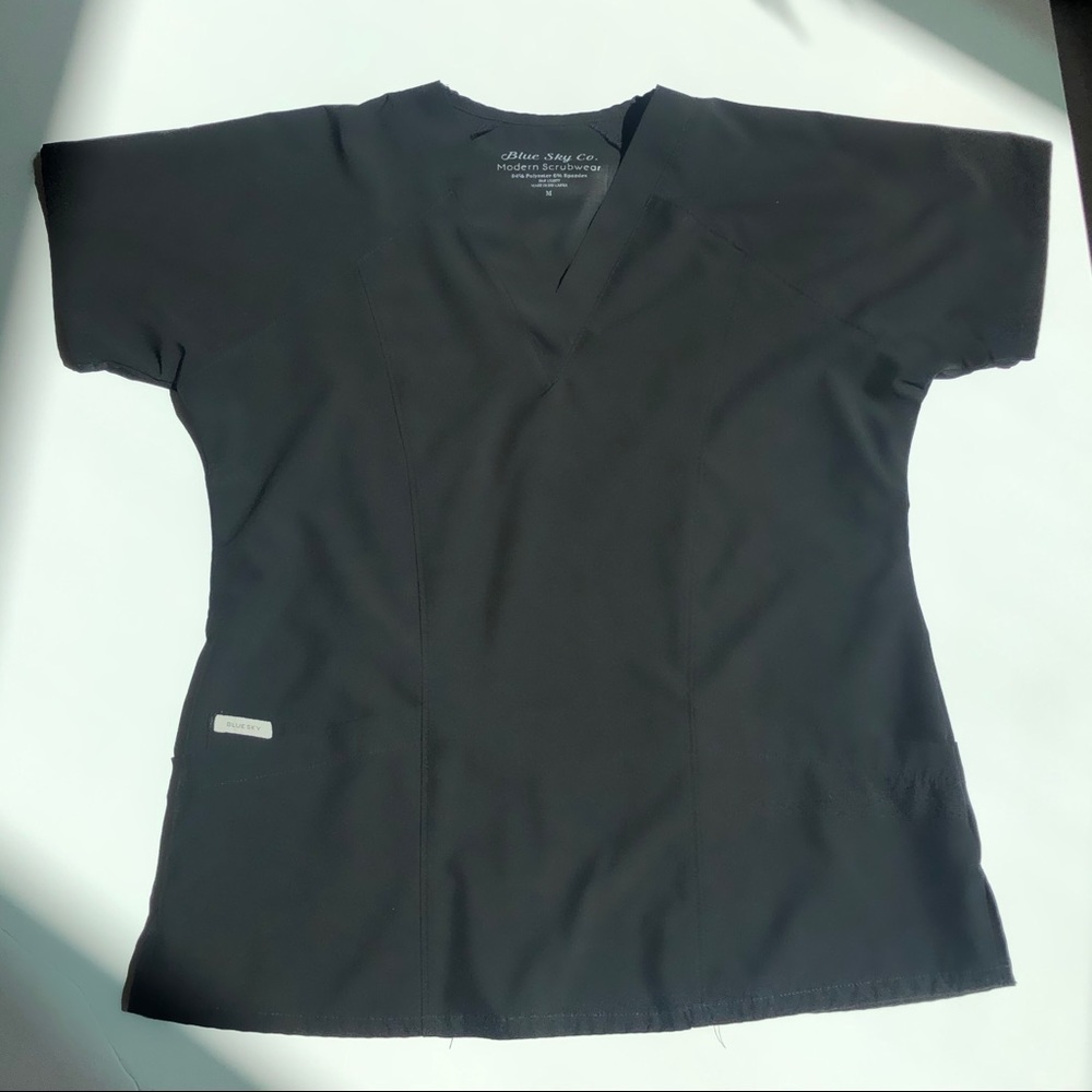 Blue Sky Scrubs Air Scrubs Piper Top Medium Black